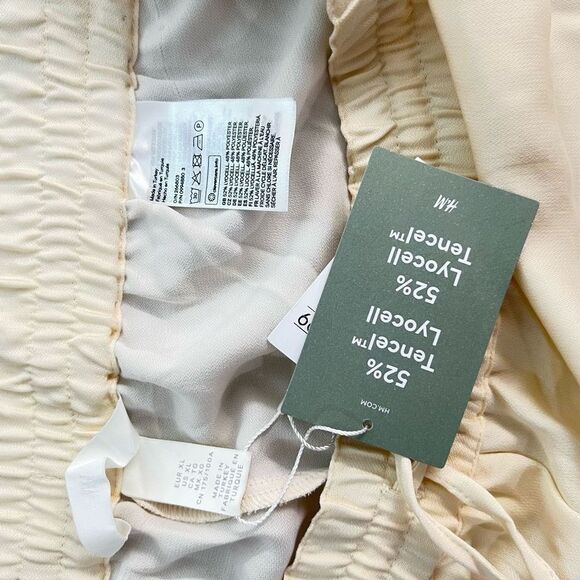 🔥🔥5 for $25🔥🔥 H&M NWT Women's Elastic Waist Drawstring Tapered pants Size XL - Picture 7 of 9